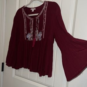 Francesca’s Boho Top, Size S